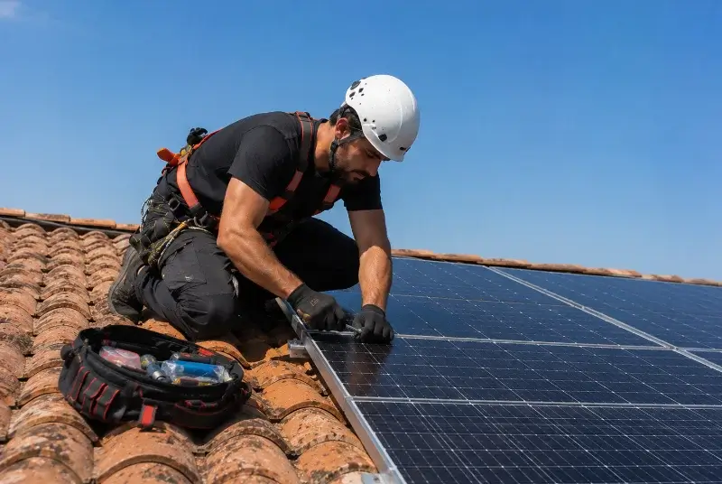 Maintenance et monitoring de panneaux solaires à Lewarde