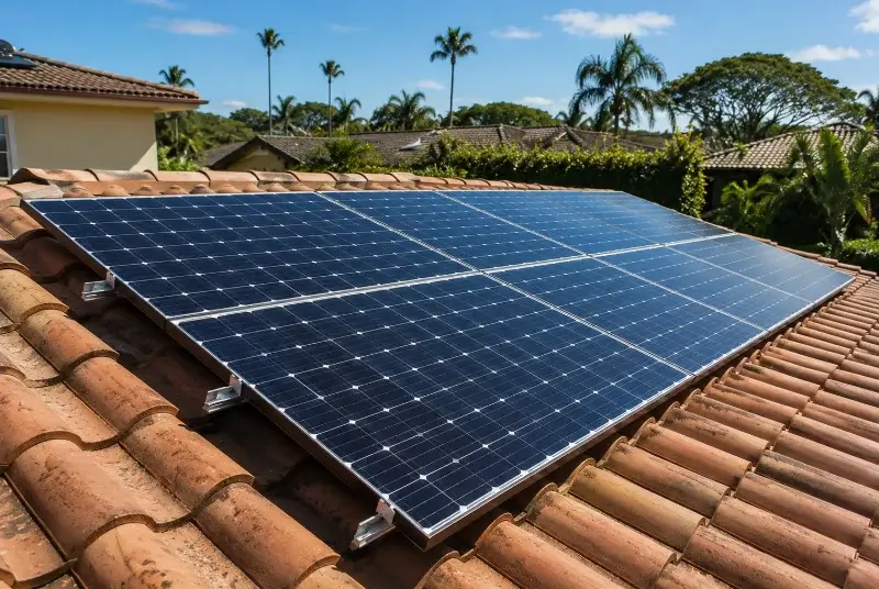 Installation de panneaux solaires à Lewarde